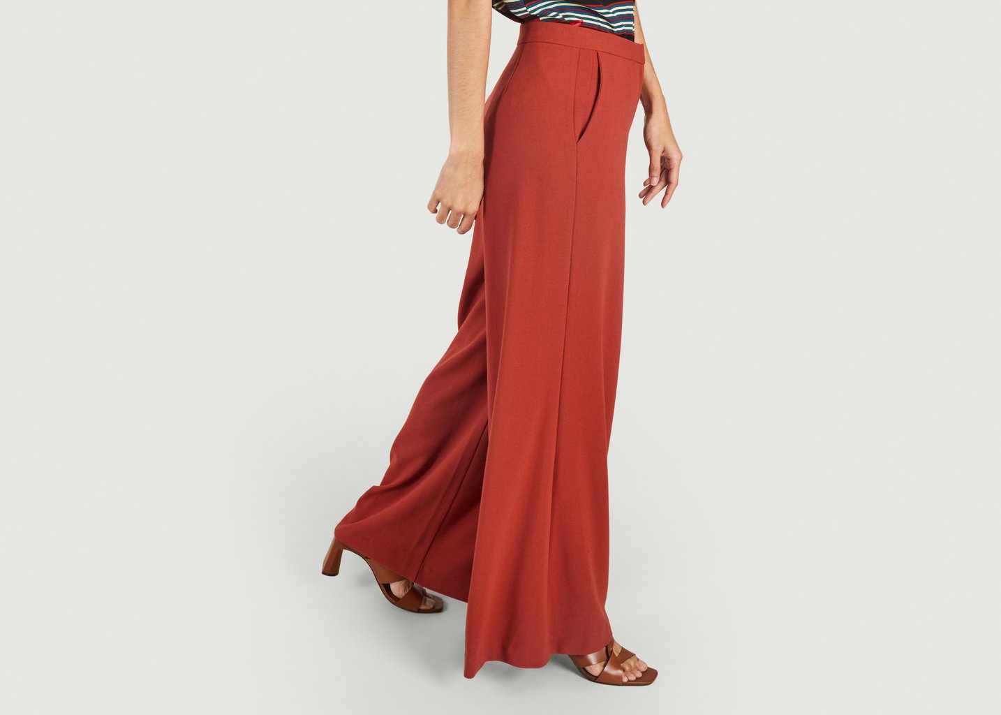 L'exception Pantalon Peppa Woven Crêpe Rouge King Louie