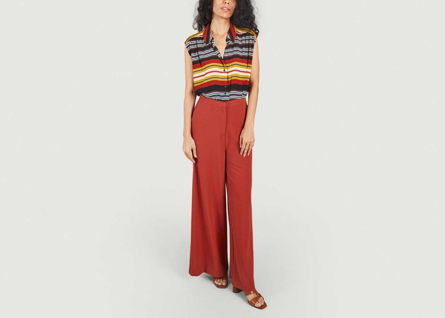 L'exception Pantalon Peppa Woven Crêpe Rouge King Louie
