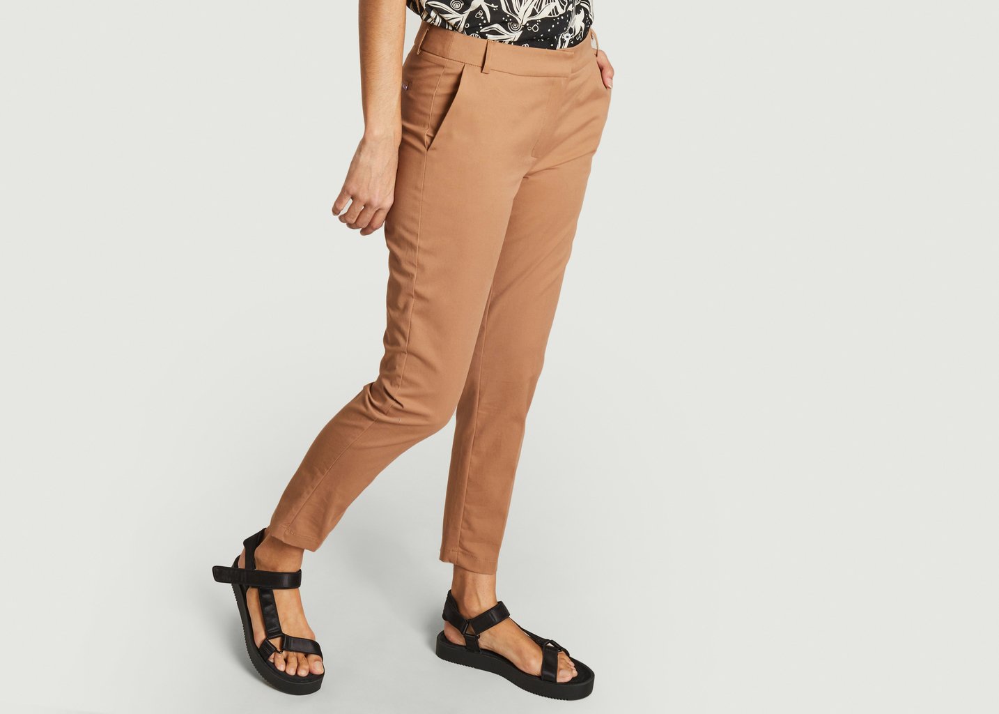 L'exception Pantalon Perspicace Marron La Petite Française