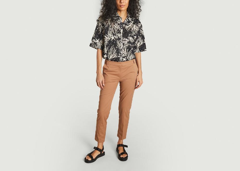L'exception Pantalon Perspicace Marron La Petite Française
