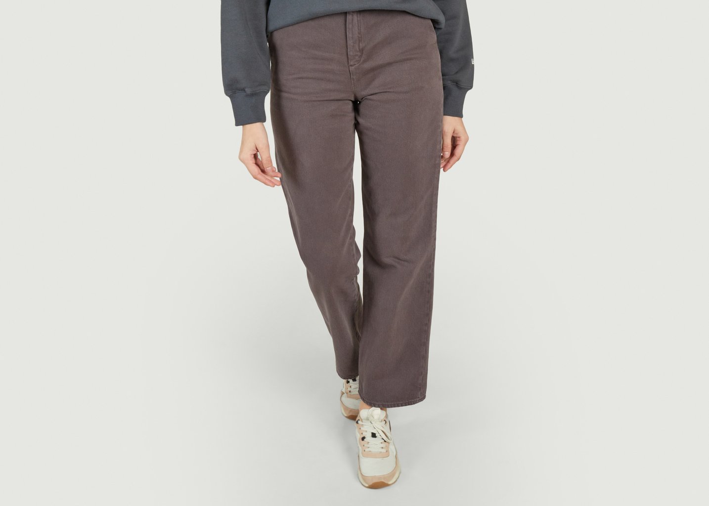 L'exception Pantalon Phil Plain Vert Foncé Leon & Harper