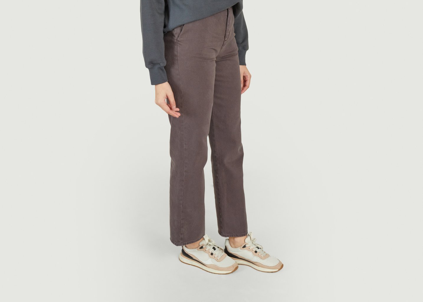 L'exception Pantalon Phil Plain Vert Foncé Leon & Harper