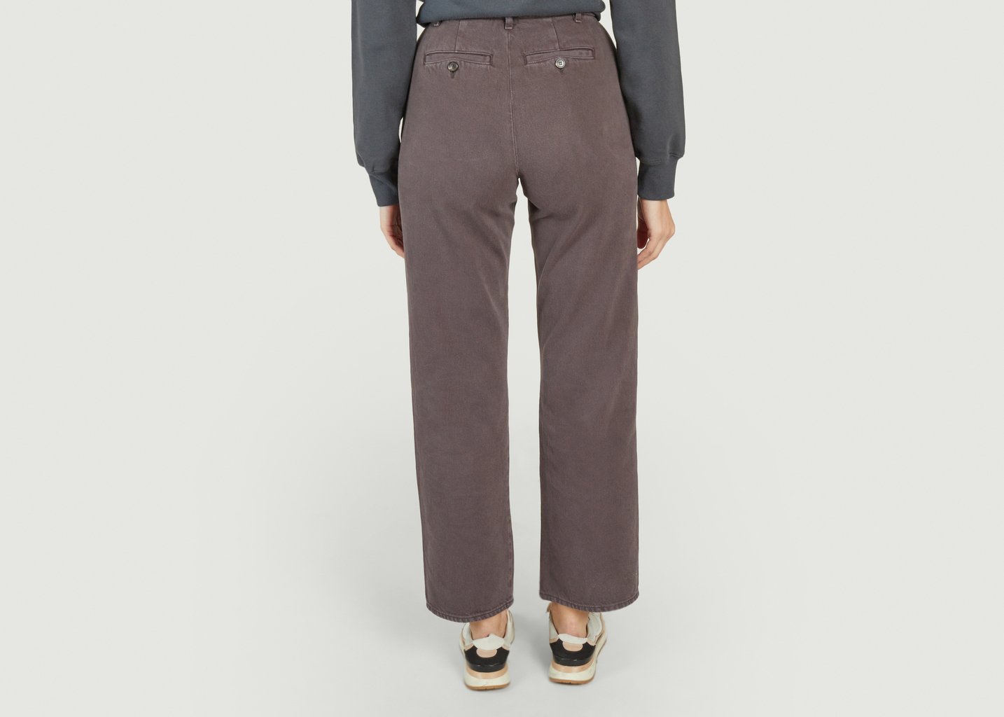 L'exception Pantalon Phil Plain Vert Foncé Leon & Harper