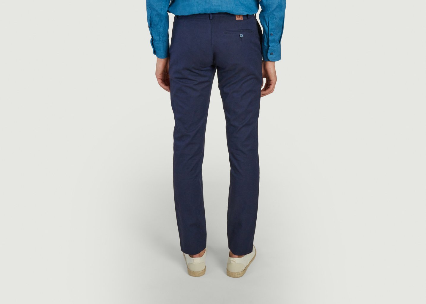 L'exception Pantalon Pleats Bleu Marine JagVi Rive Gauche