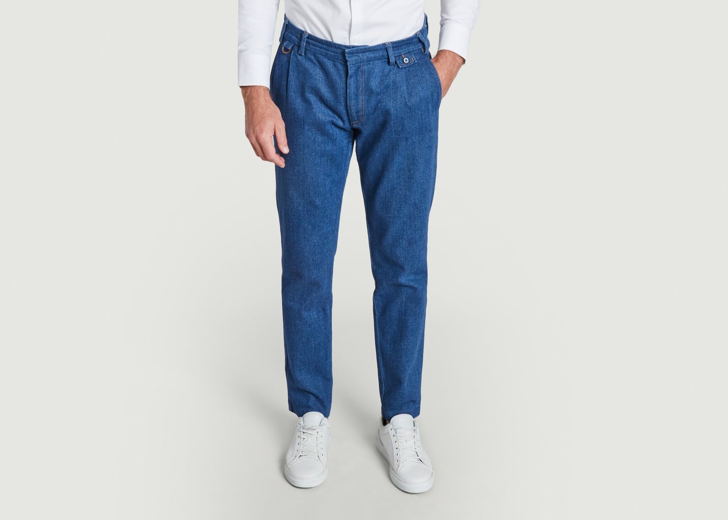 l'exception Pantalon Pleats Denim JagVi Rive Gauche