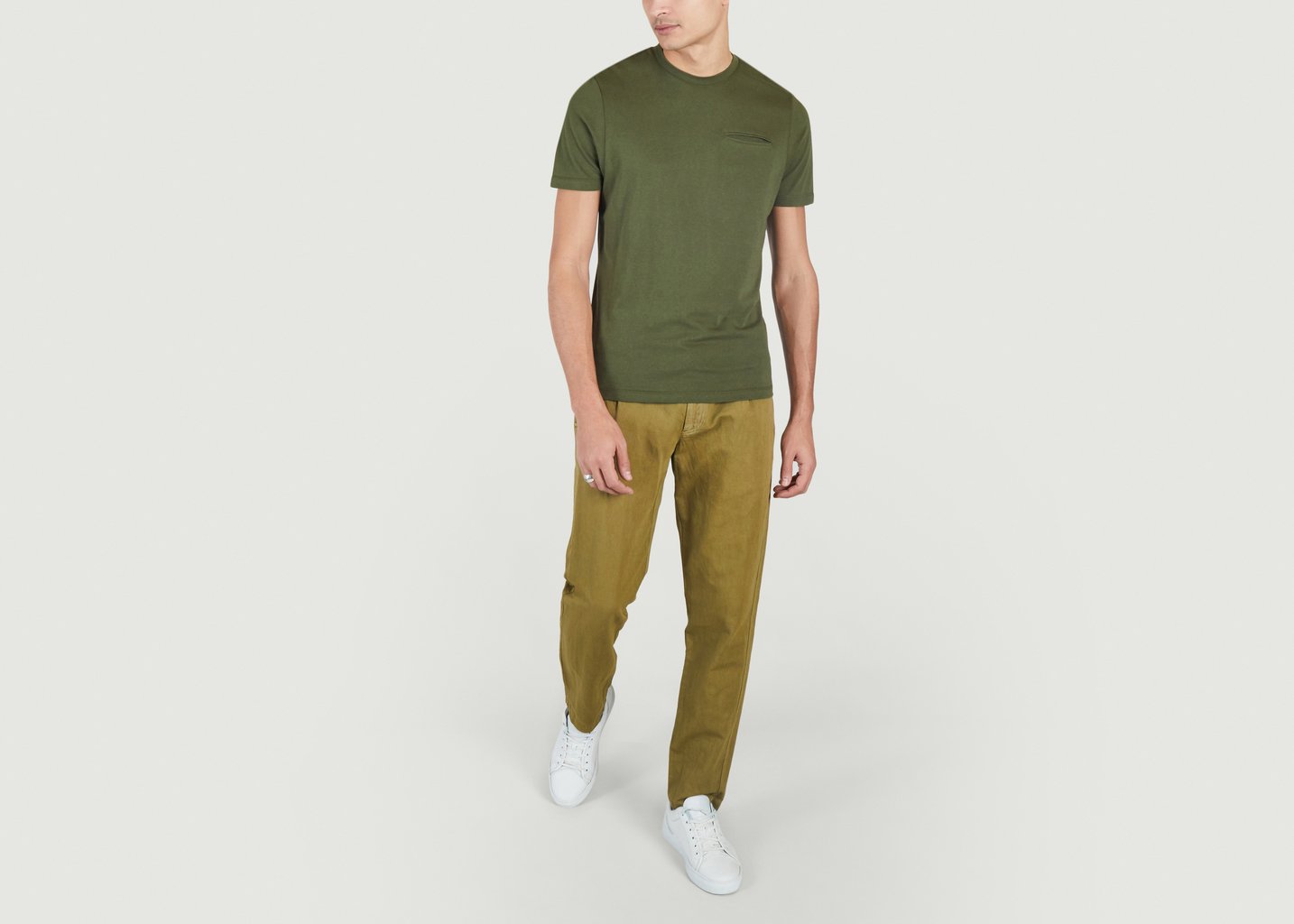 L'exception Pantalon Pleats Khaki JagVi Rive Gauche