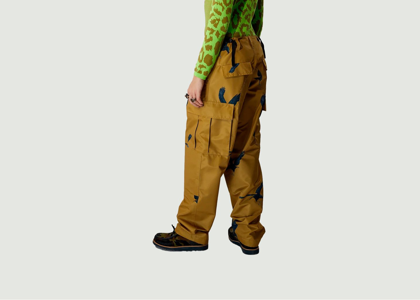 L'exception Pantalon Santino En Moonlight Crows Khaki Heimstone