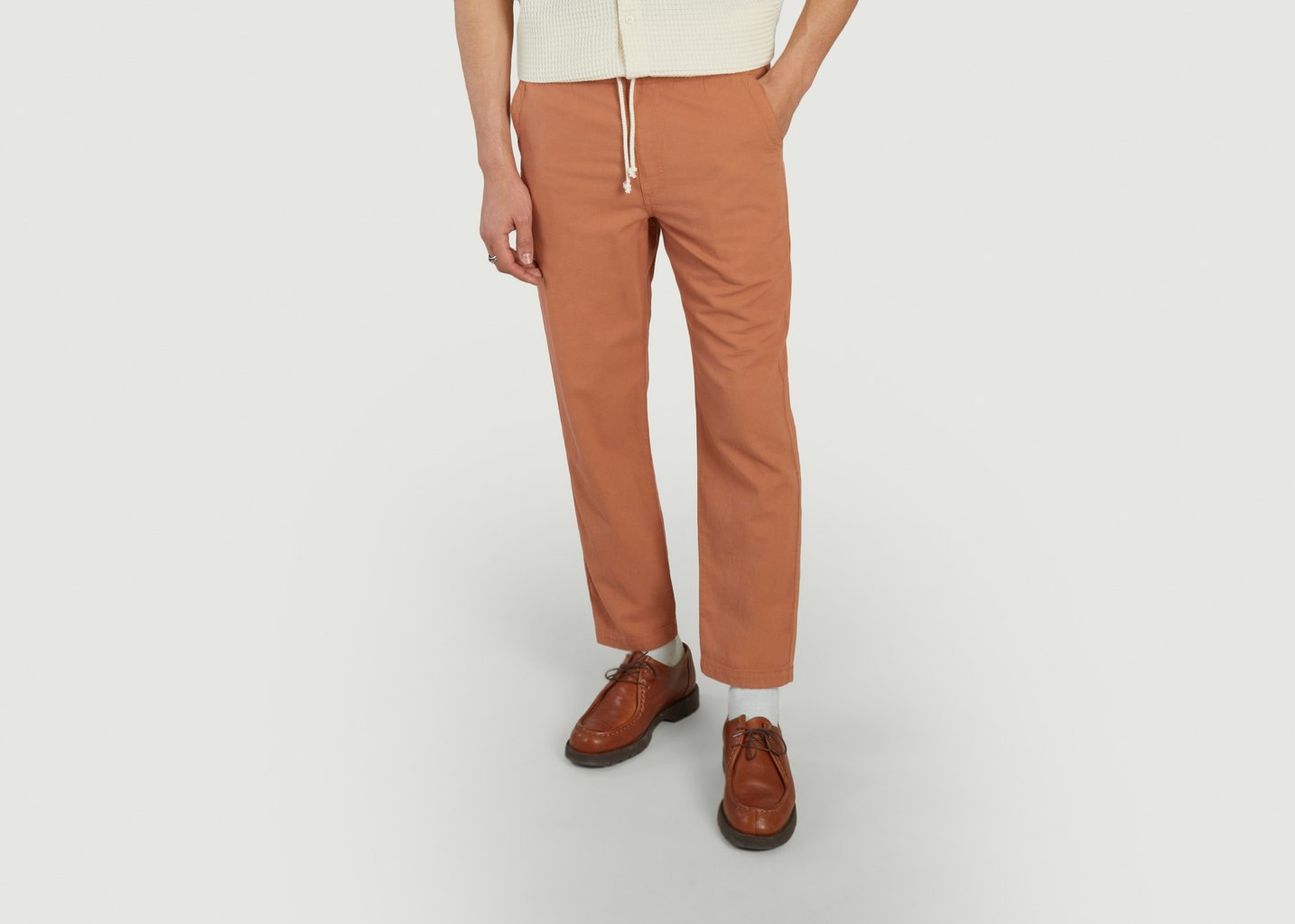L'exception Pantalon Sienne Hatha Brique Olow Paris