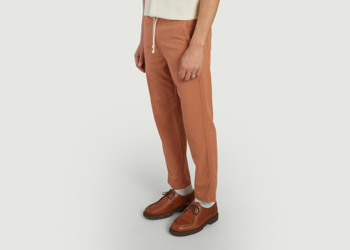 L'exception Pantalon Sienne Hatha Brique Olow Paris