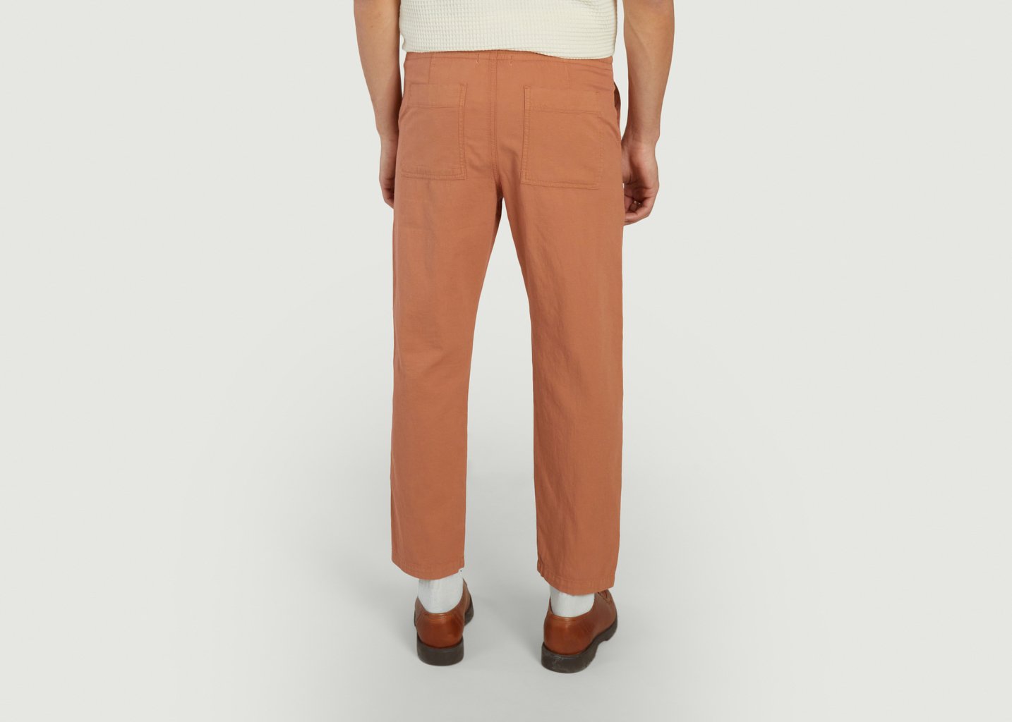 L'exception Pantalon Sienne Hatha Brique Olow Paris