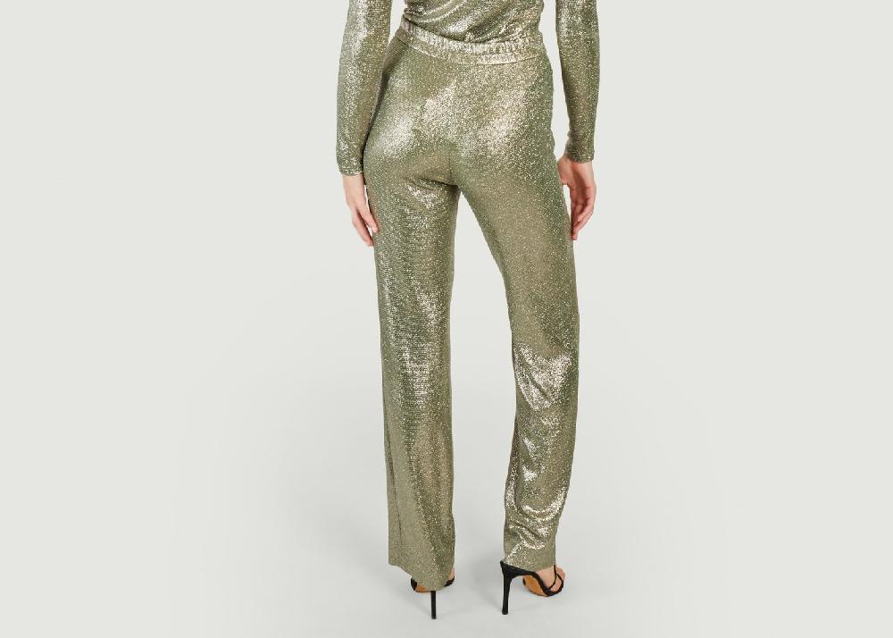 L'exception Pantalon Sirene Duke Aqua Argent Roseanna