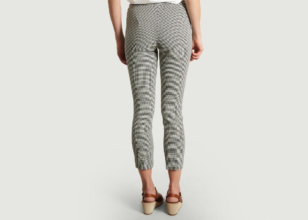 L'exception Pantalon Skinny 7/8e Pied De Poule Noir Theory