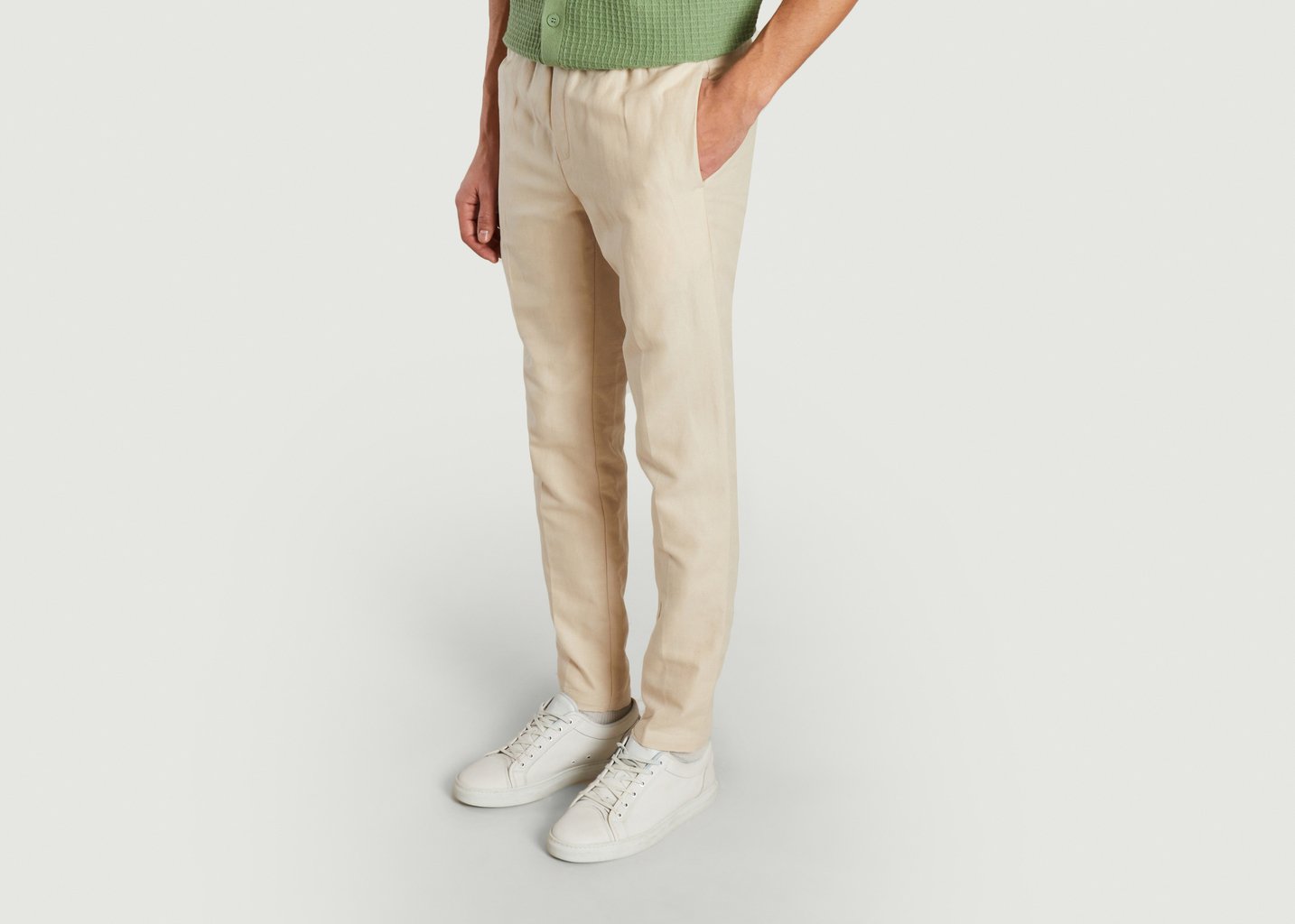 L'exception Pantalon Smithy 12671 Ecru Samsoe & Samsoe