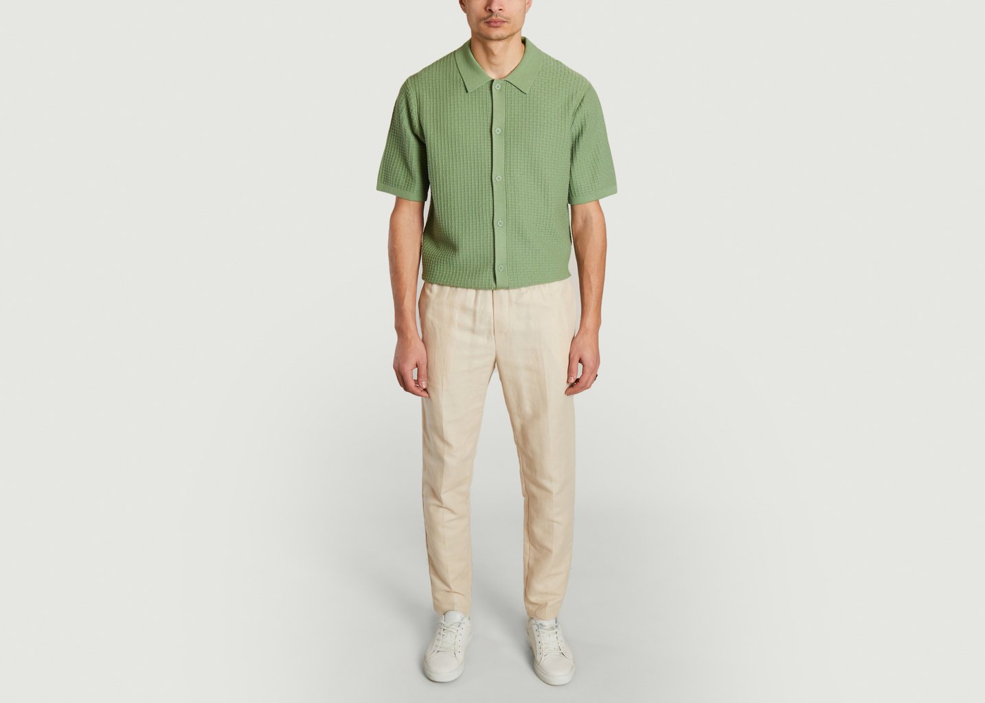 L'exception Pantalon Smithy 12671 Ecru Samsoe & Samsoe