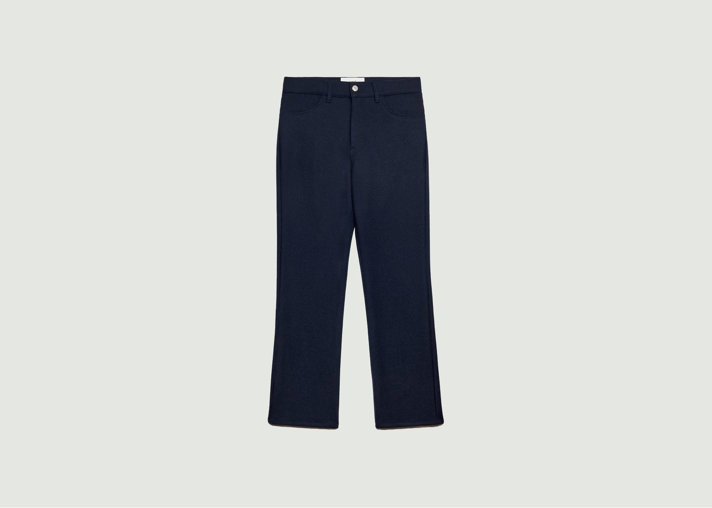 l'exception Pantalon Straight Fit Bleu Marine AMI Paris