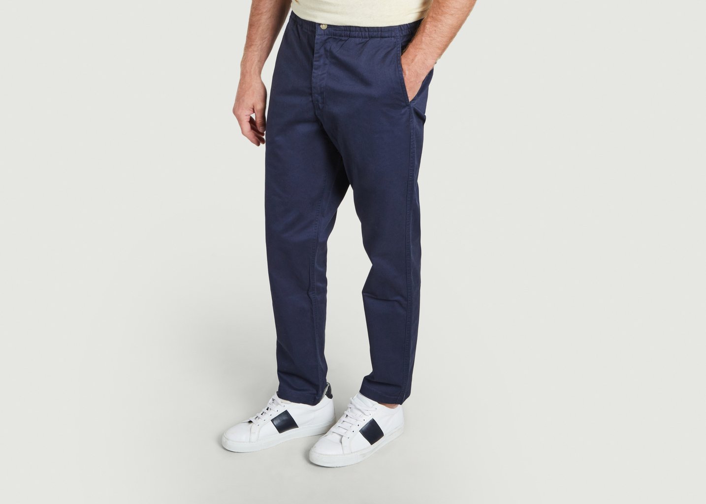 L'exception Pantalon Stretch Classic Fit à La Taille élastique Bleu Marine Polo Ralph Lauren