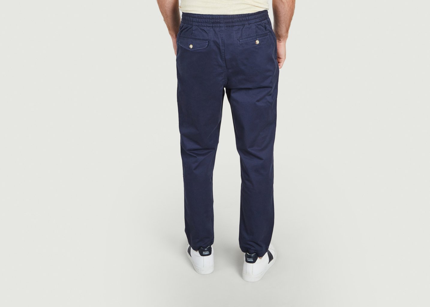L'exception Pantalon Stretch Classic Fit à La Taille élastique Bleu Marine Polo Ralph Lauren