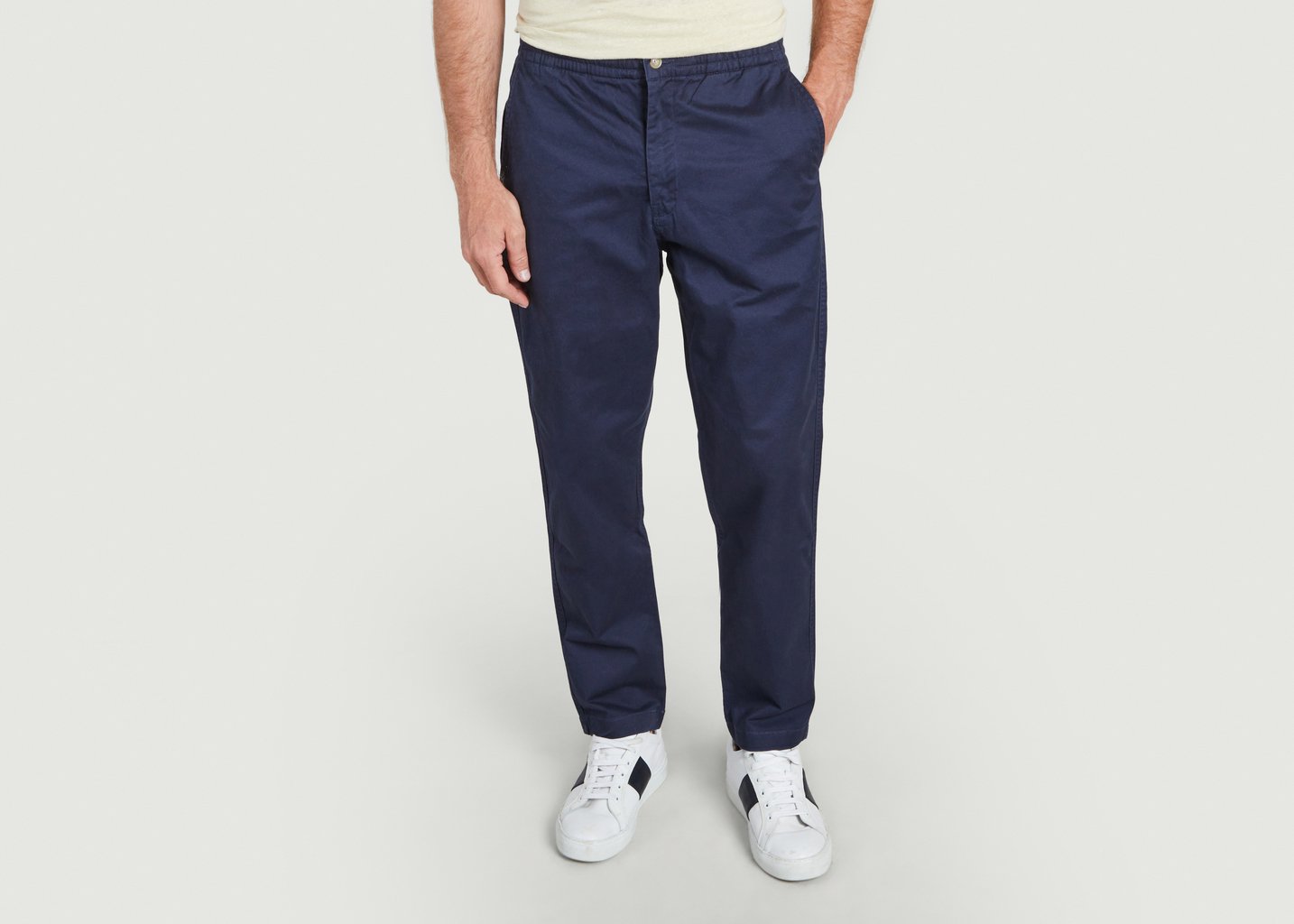 l'exception Pantalon Stretch Classic Fit à la taille élastique Bleu Marine Polo Ralph Lauren