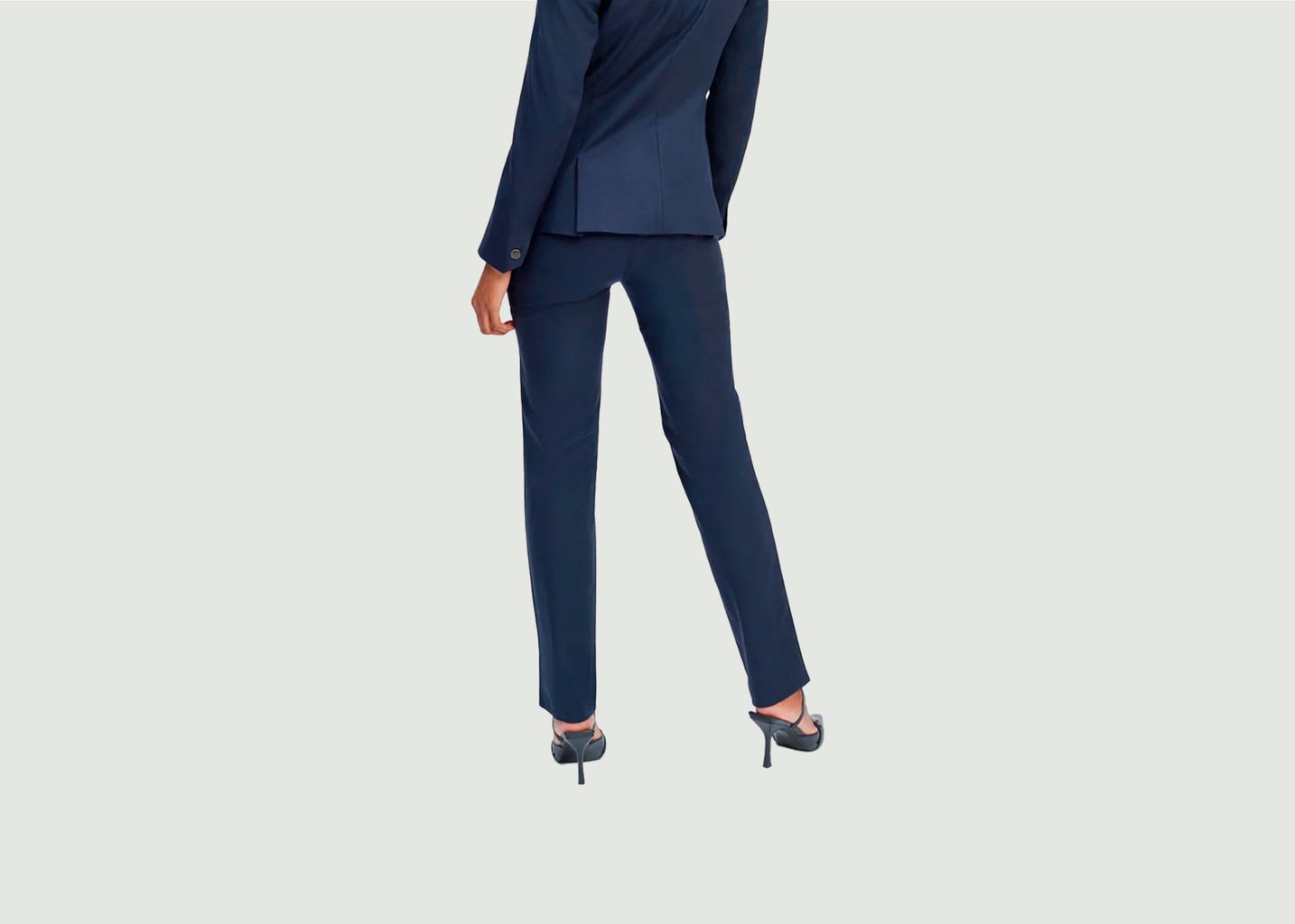 L'exception Pantalon Tailleur New York Bleu Marine 17H10