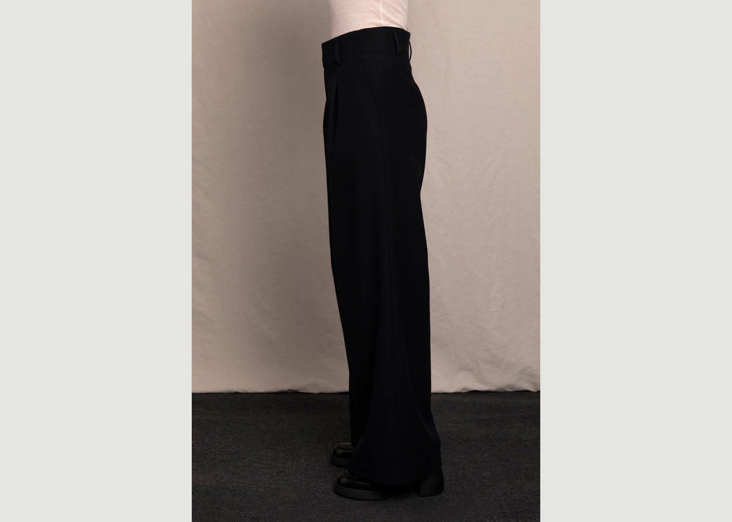 L'exception Pantalon Tailleur Verger Bleu Marine Maison Lener