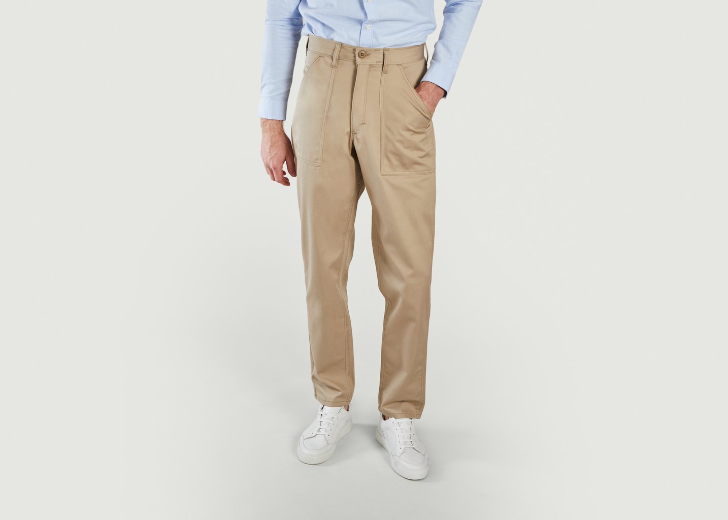 l'exception Pantalon Tapered Fatigue Khaki Stan Ray