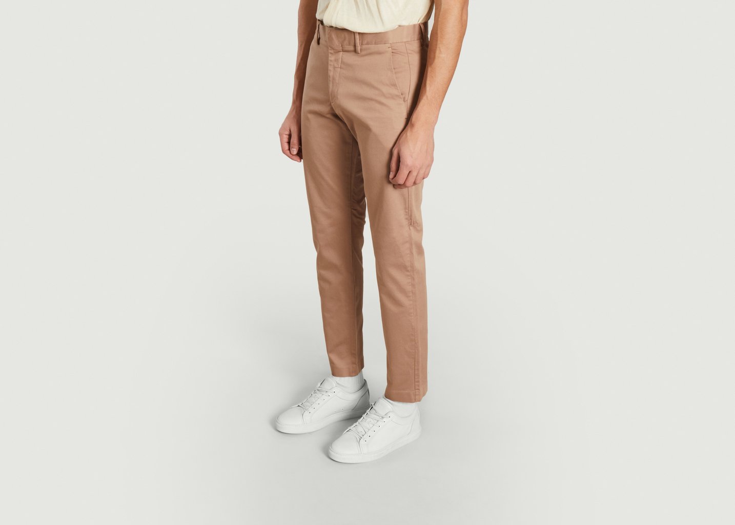 L'exception Pantalon Theo 1420 Beige No Nationality 07