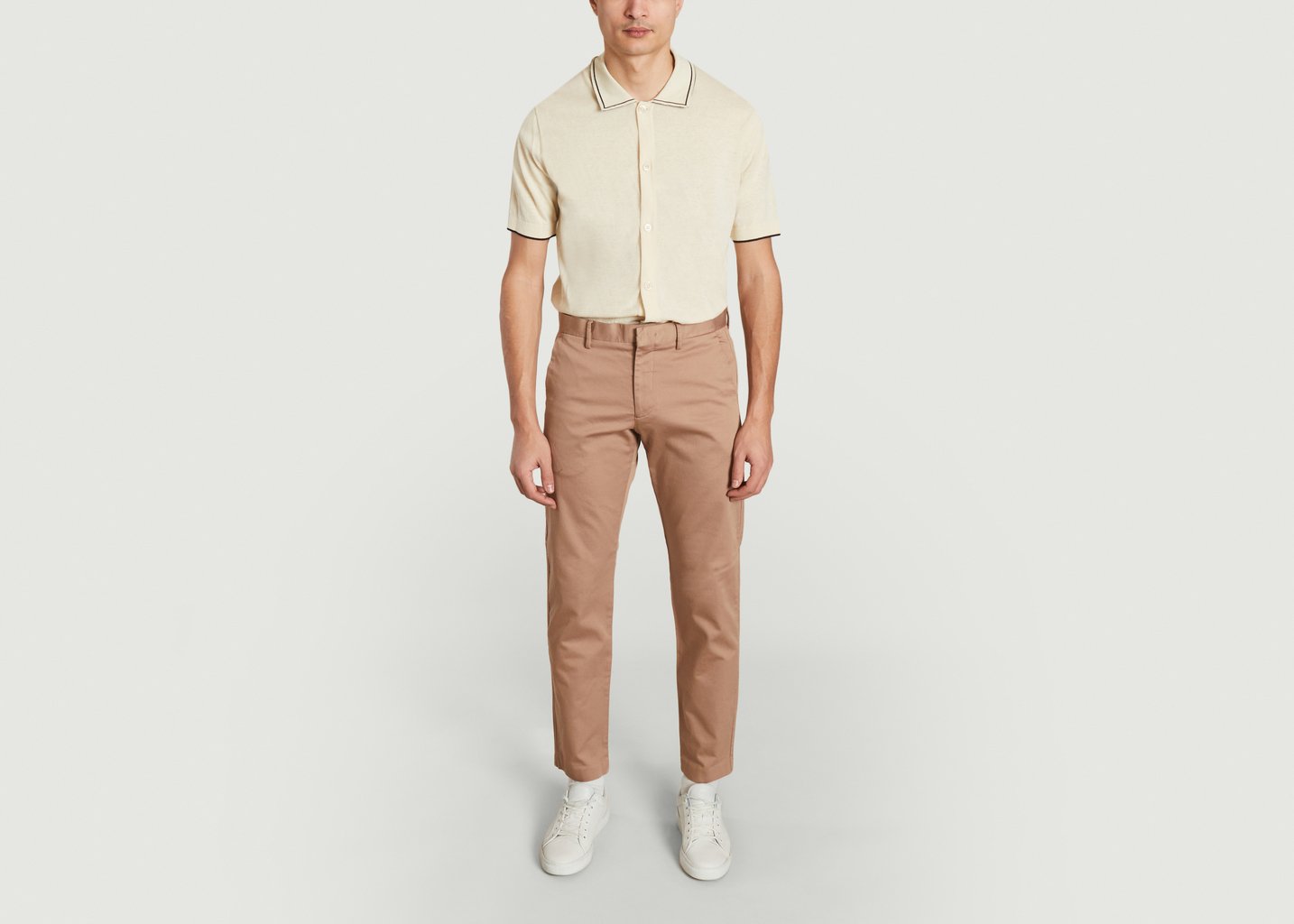 L'exception Pantalon Theo 1420 Beige No Nationality 07