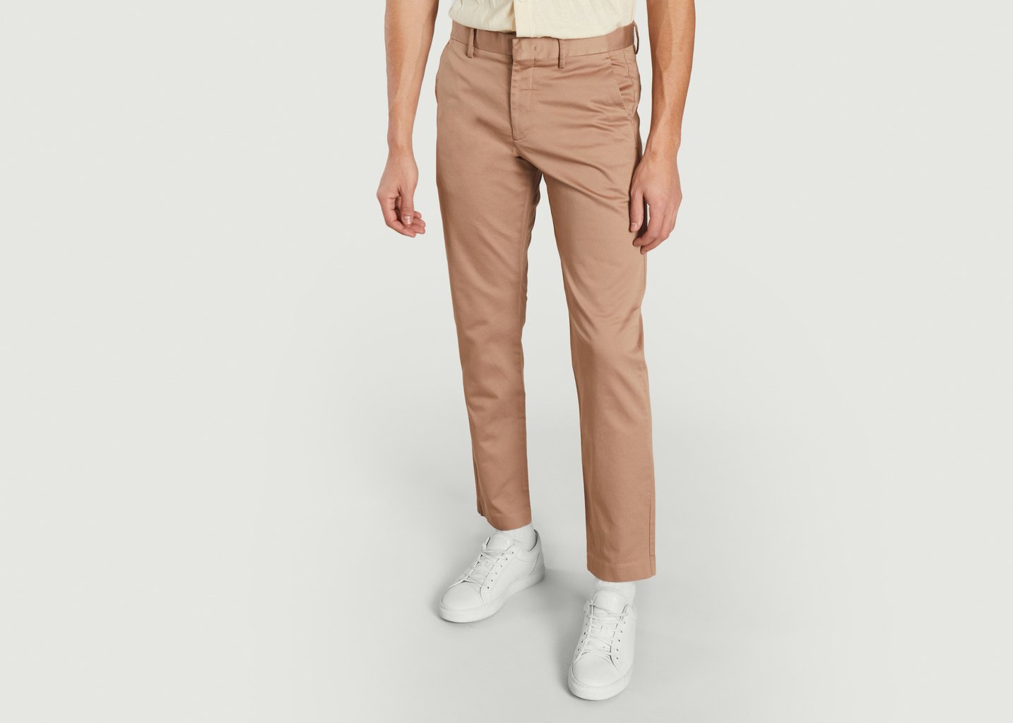 l'exception Pantalon Theo 1420 Beige No Nationality 07