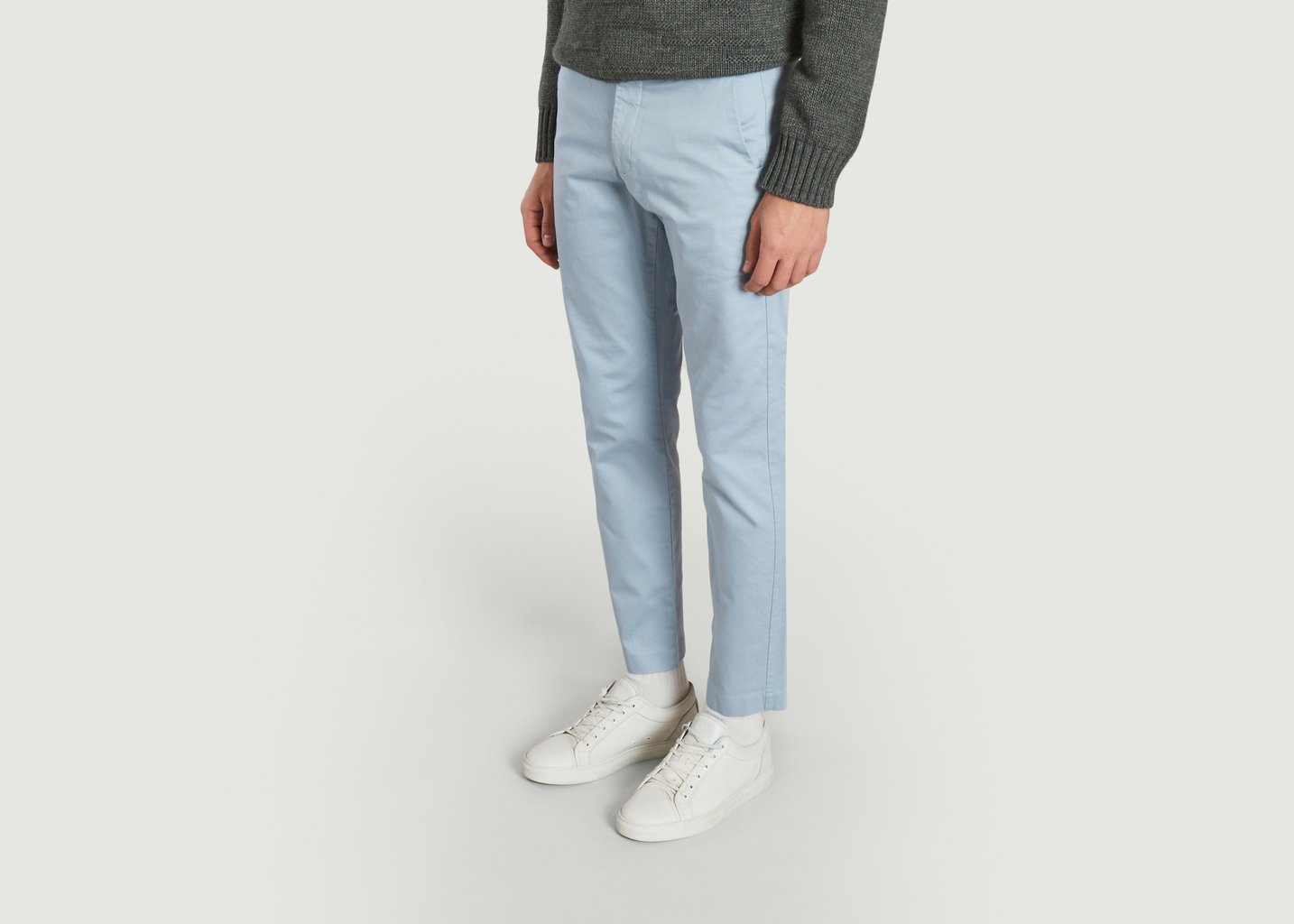 L'exception Pantalon Theo 1420 Bleu No Nationality 07