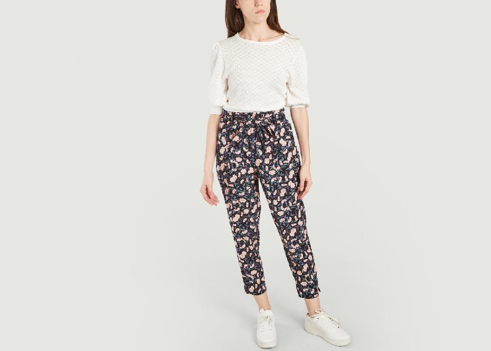 L'exception Pantalon Thibault Taille Haute Noir Petite Mendigote Paris