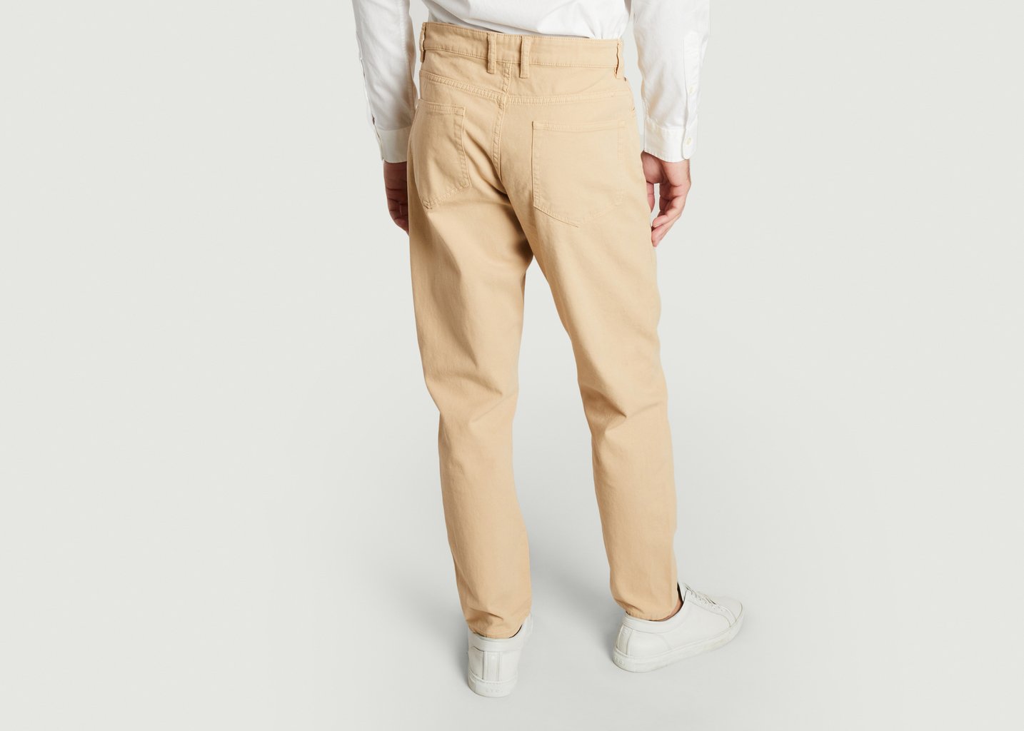 L'exception Pantalon Tim Beige Knowledge Cotton Apparel