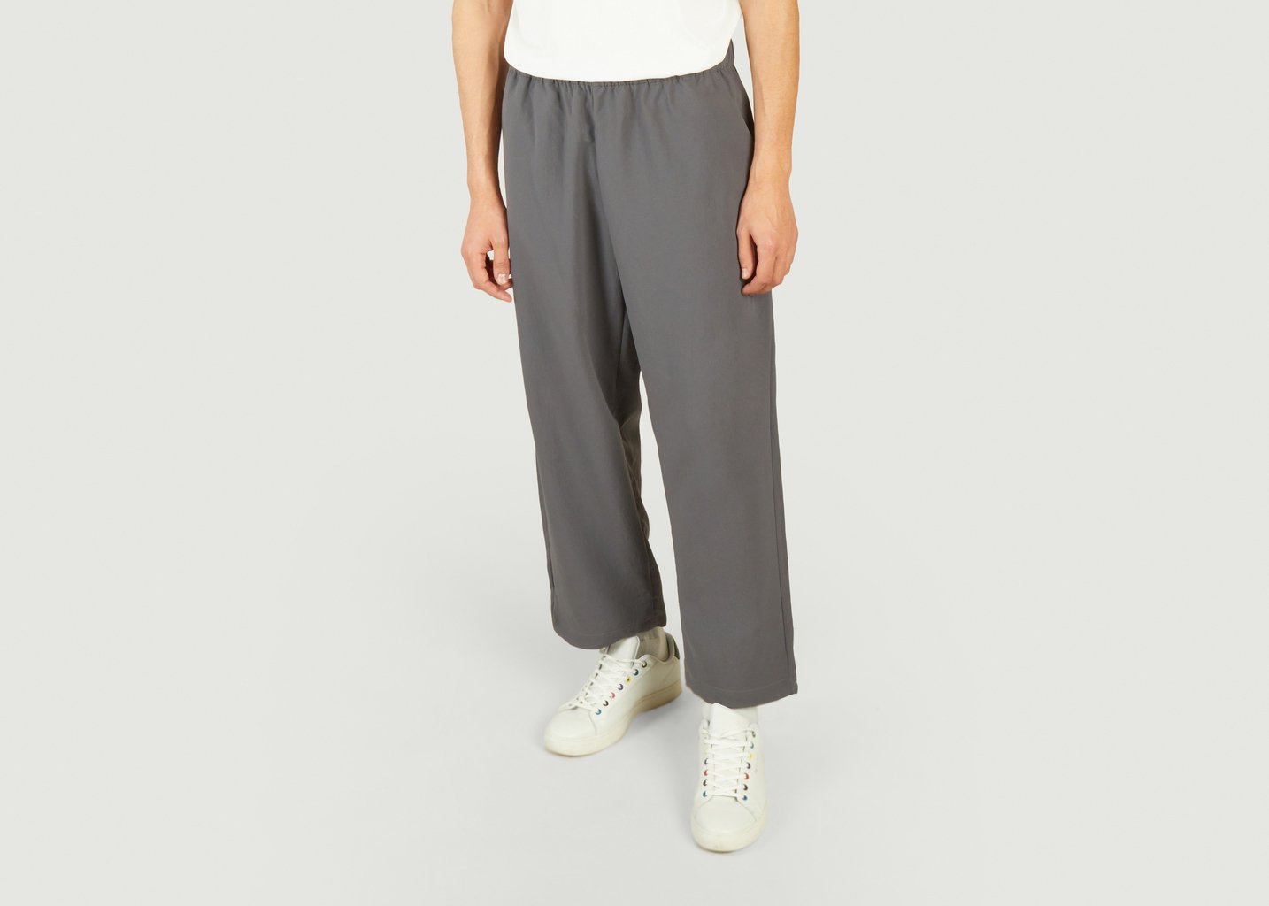 l'exception Pantalon Wide Ankle Easy Anthracite Goldwin