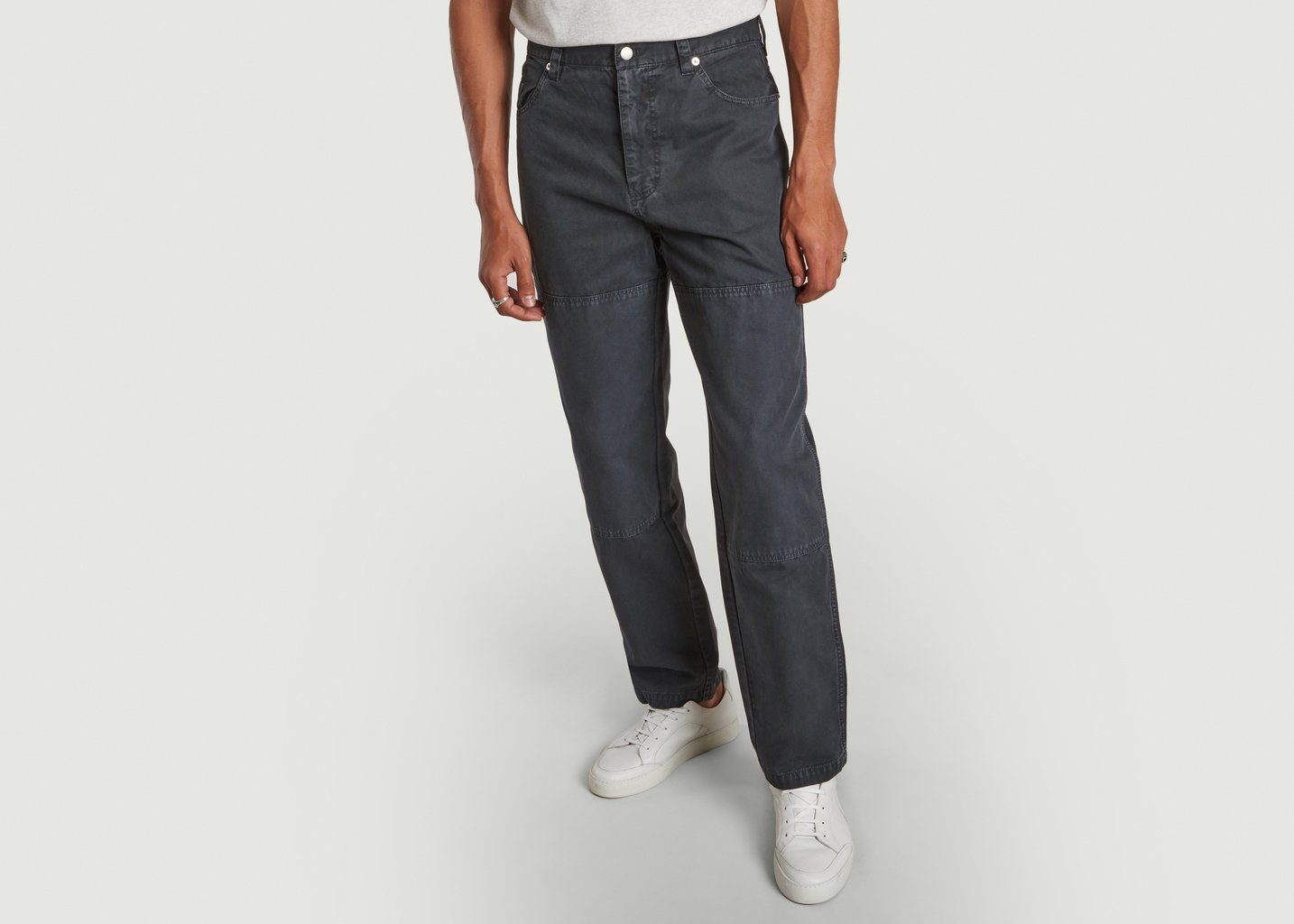 l'exception Pantalon workwear Gear Noir Axel Arigato