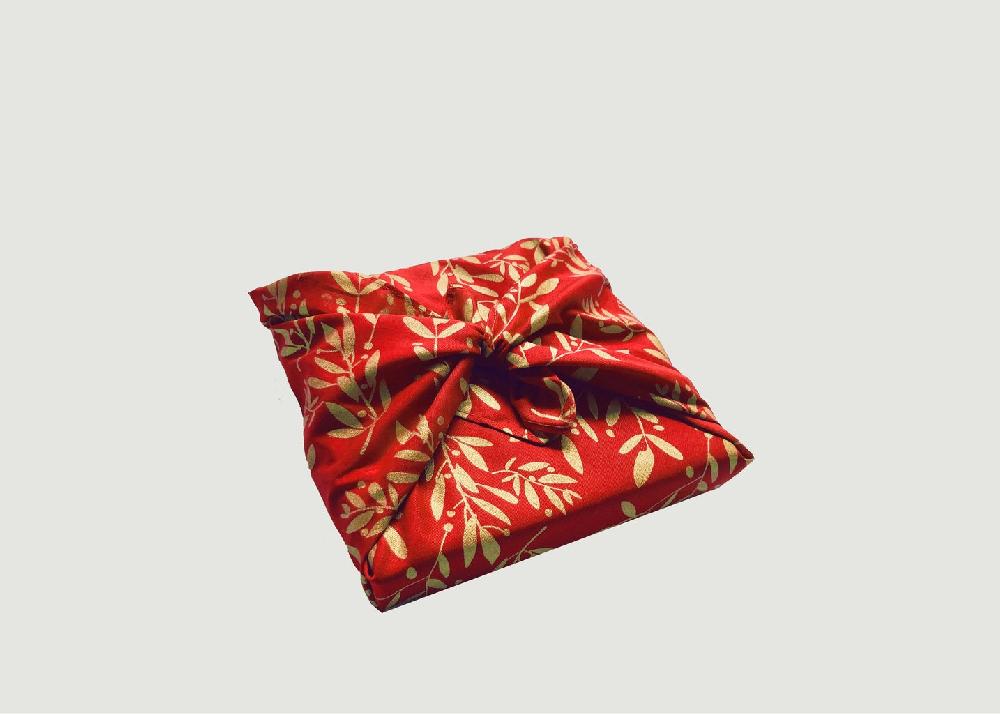 l'exception Papier cadeau réutilisable Un Jardin de Gui Coquelicot Carédeau