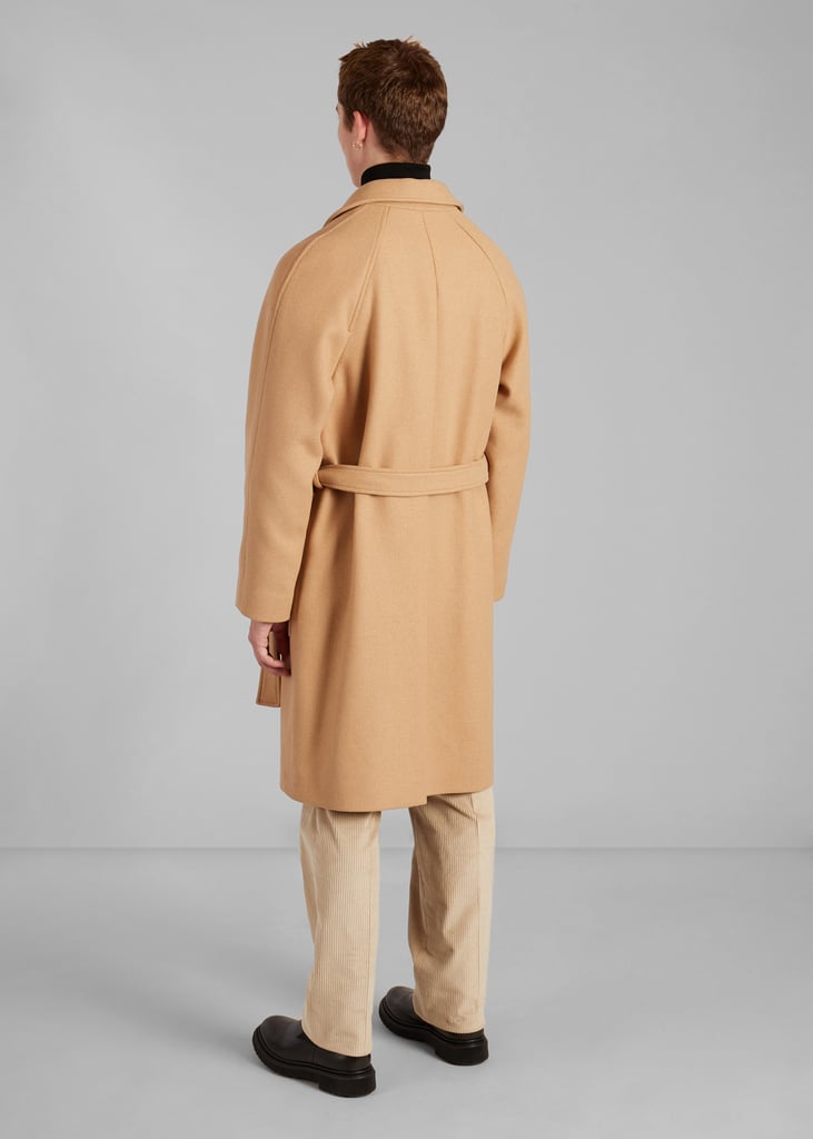 L'exception Pardessus Oversize En Laine Fabriqué En France Camel L'Exception Paris