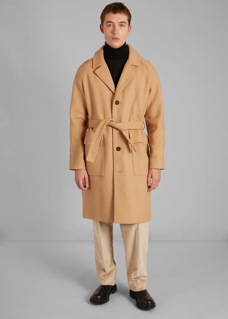 L'exception Pardessus Oversize En Laine Fabriqué En France Camel L'Exception Paris