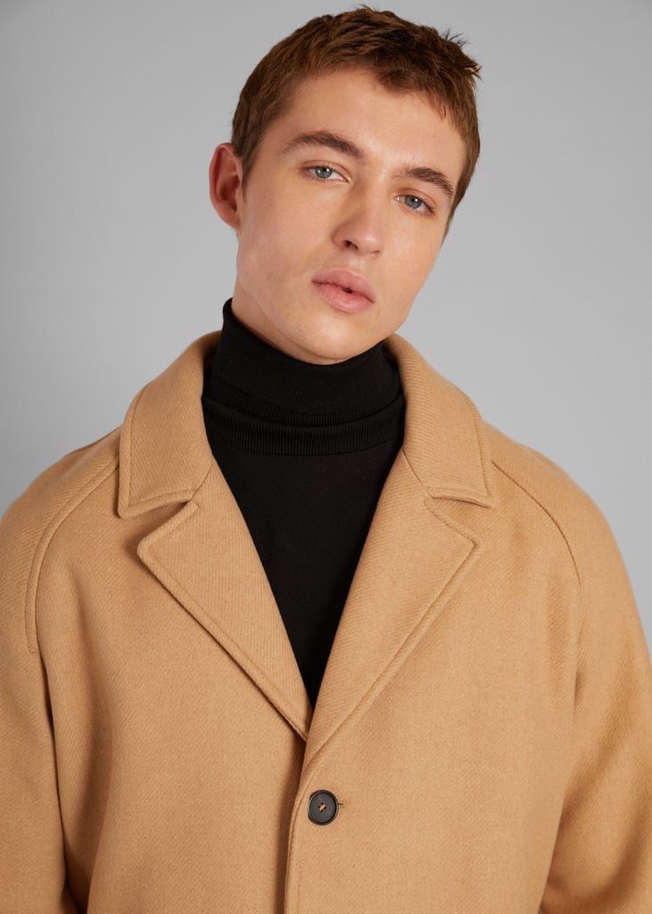 L'exception Pardessus Oversize En Laine Fabriqué En France Camel L'Exception Paris