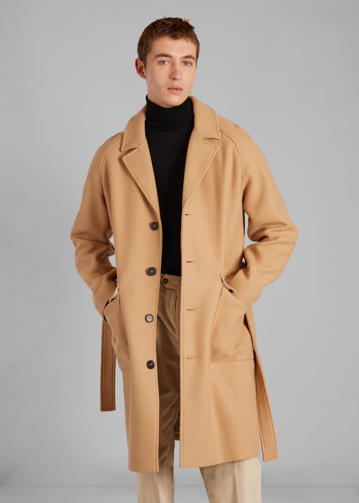 l'exception Pardessus oversize en laine fabriqué en France Camel L'Exception Paris