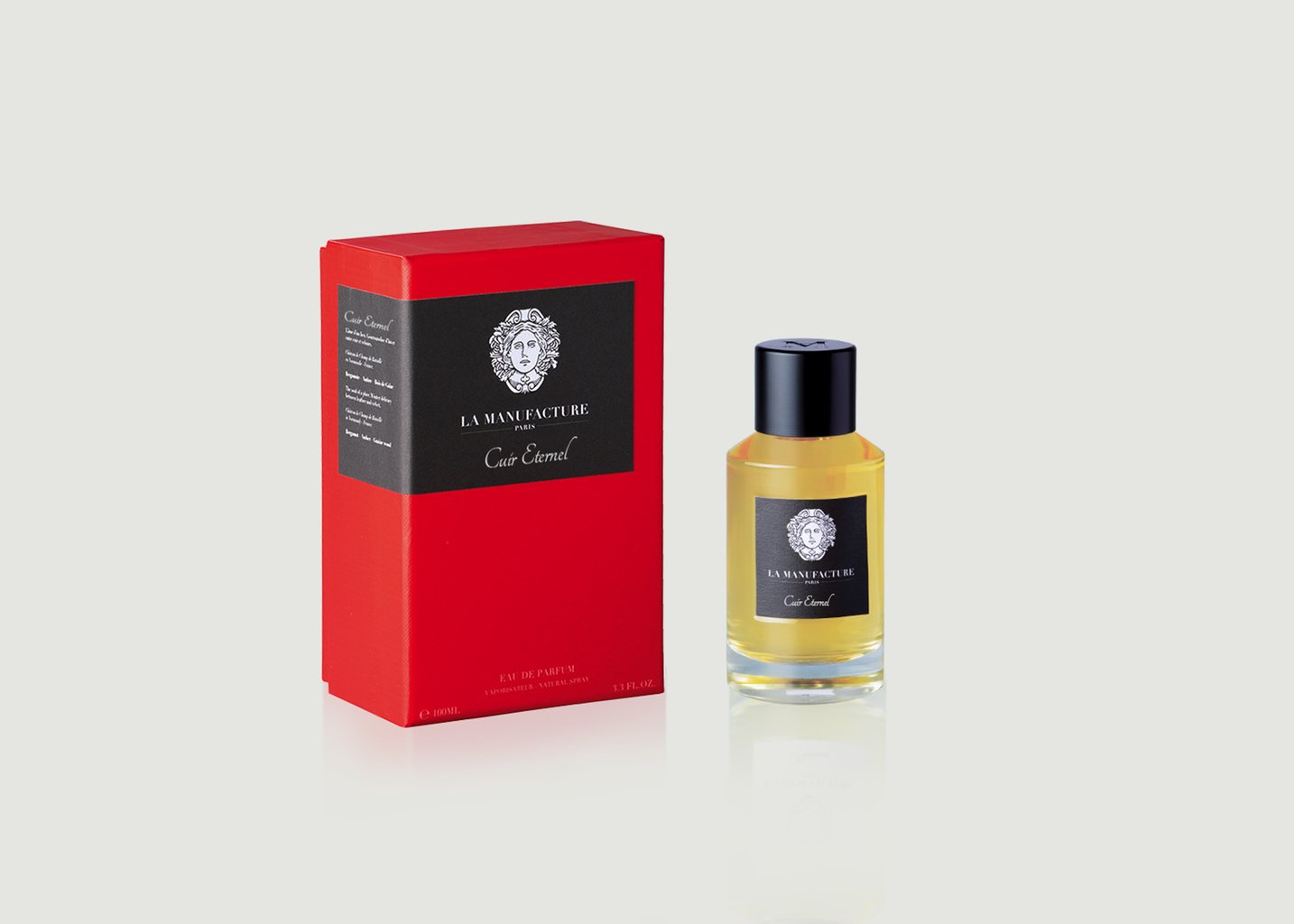 l'exception Parfum Cuir Eternel 100 ml Noir La Manufacture Parfums