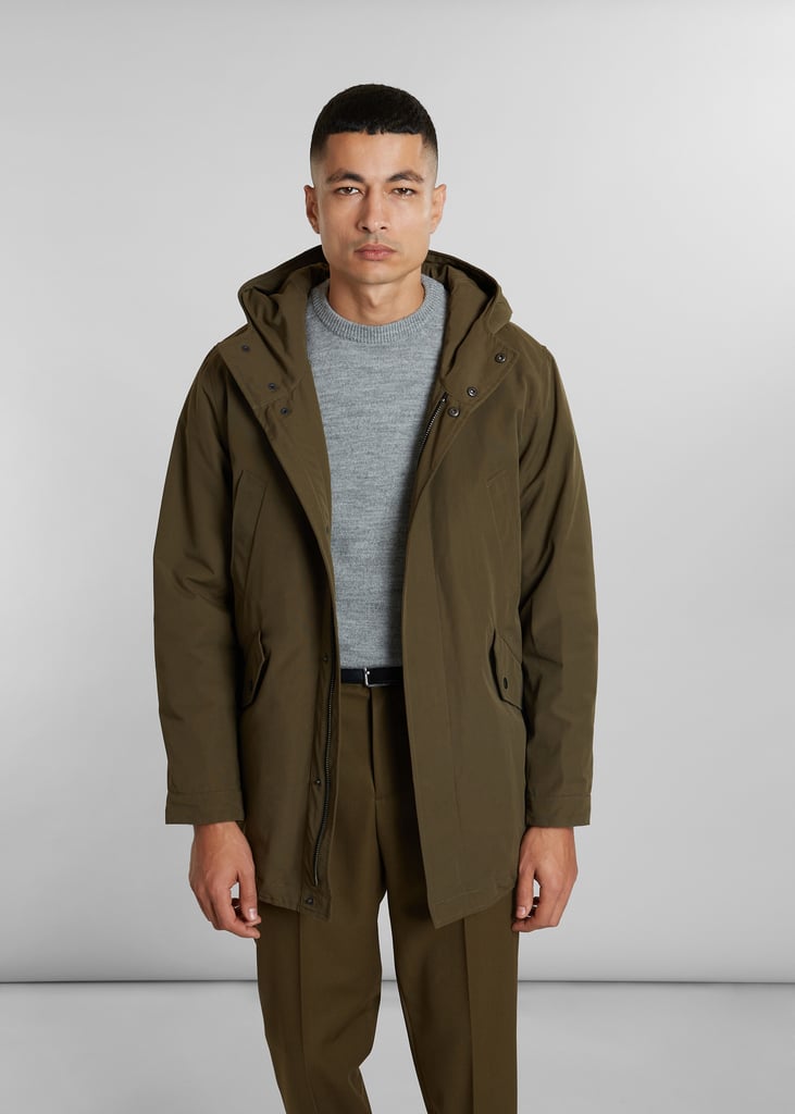l'exception Parka déperlante fabriquée en France Khaki L'Exception Paris