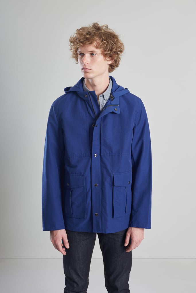 L'exception Parka Déperlante Tissu Japonais Bleu L'Exception Paris