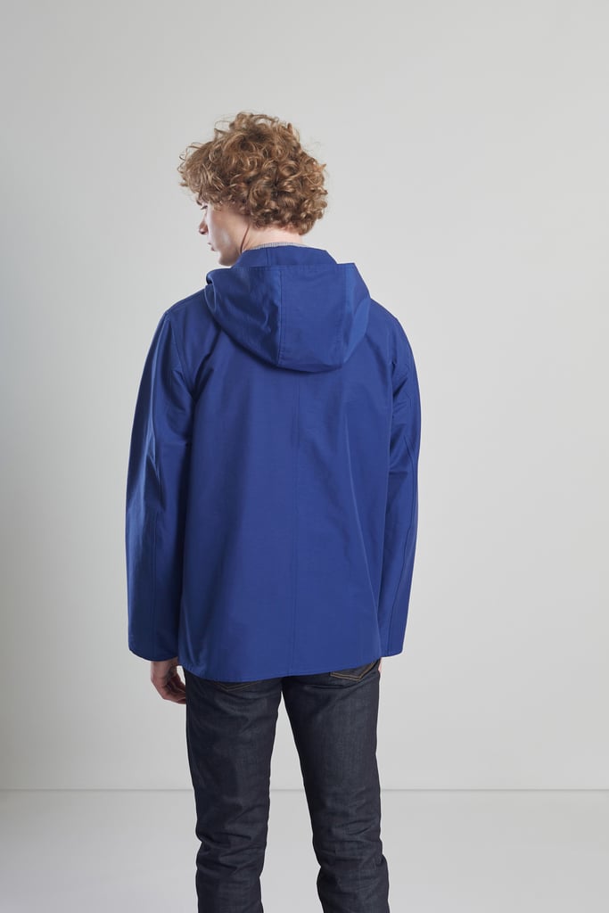 L'exception Parka Déperlante Tissu Japonais Bleu L'Exception Paris