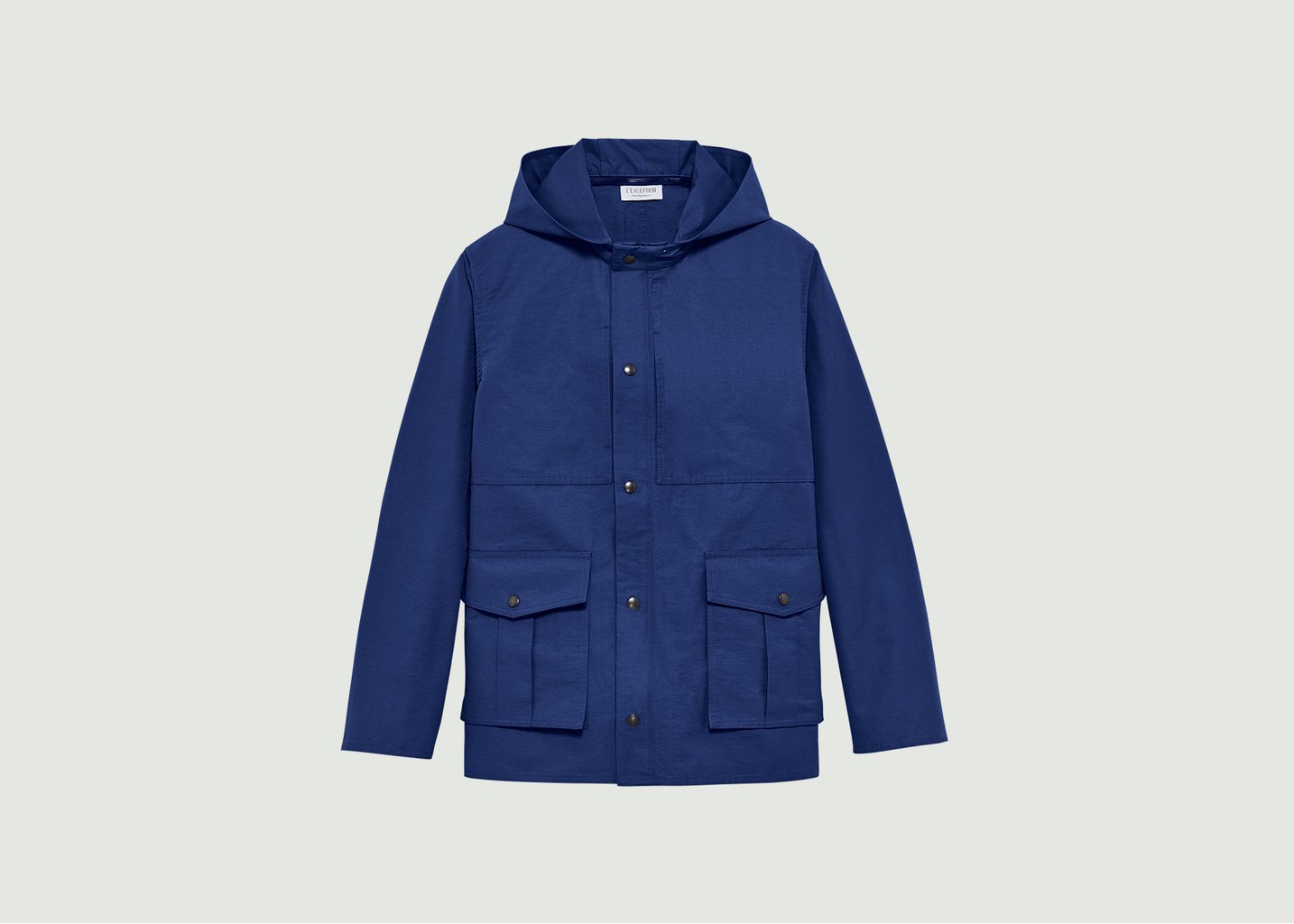l'exception Parka Déperlante Tissu Japonais Bleu L'Exception Paris