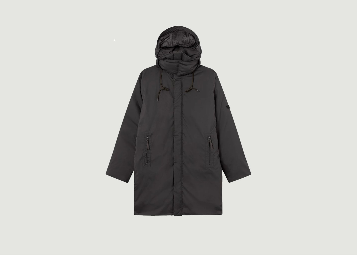 l'exception Parka Quilo eco tech Anthracite Wood Wood