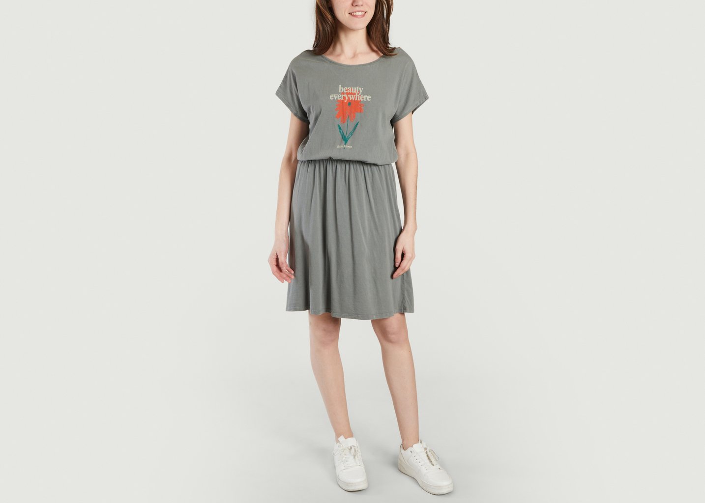 L'exception Petunia Jersey Dress Anthracite Bobo Choses
