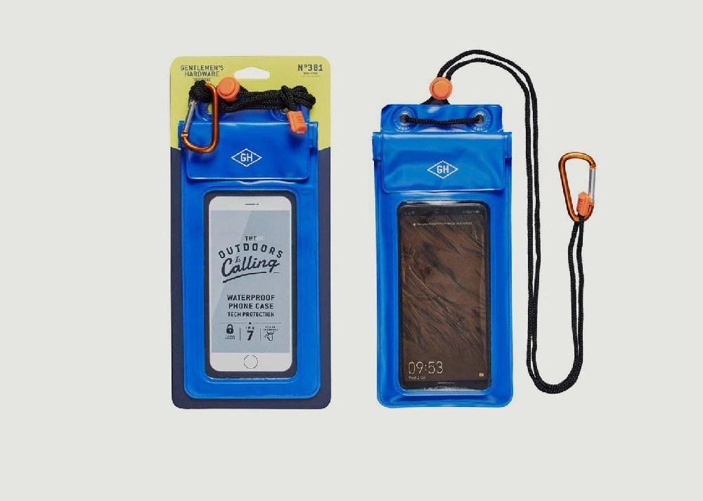 l'exception Pochette waterproof pour smartphone Bleu électrique Wild & Wolf