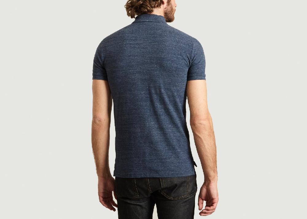L'exception Polo Cintré En Coton Piqué Bleu Polo Ralph Lauren