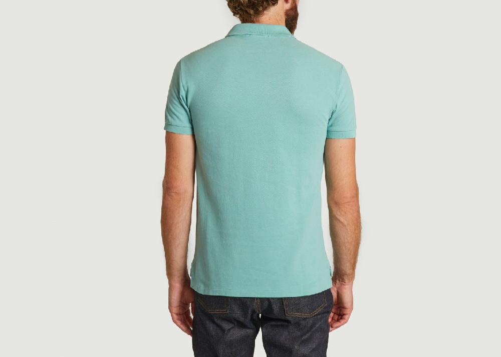 L'exception Polo Cintré En Coton Piqué Vert Polo Ralph Lauren