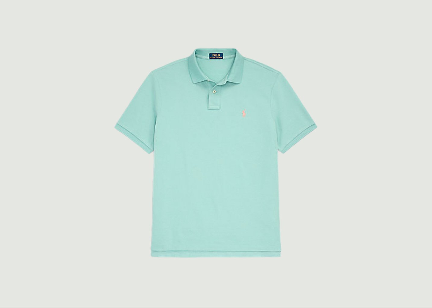 l'exception Polo cintré en coton piqué Vert Polo Ralph Lauren