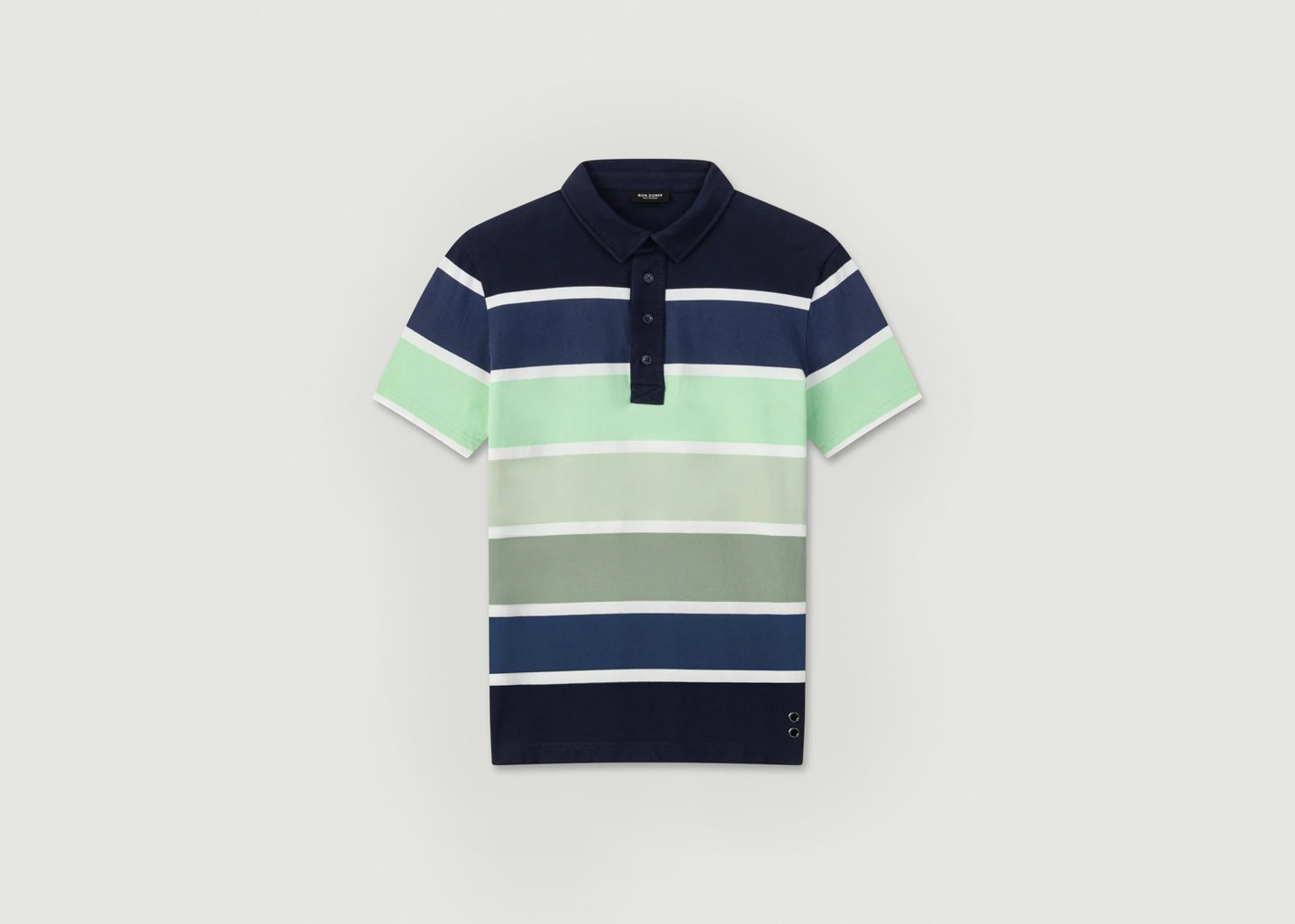 L'exception Polo En Coton Piqué Bleu Marine Ron Dorff